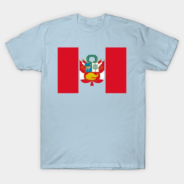 Peru Flag T-Shirt by Historia